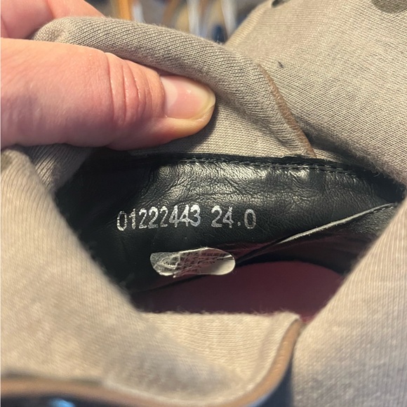 Jina Boots Made in Japan, Purchased in Paris, Slouchy Style, Size 24/US 6 - Picture 10 of 11